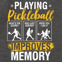 Funny Pickleball Memory Graphic Pickleball Player Vector Backpack