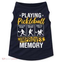 Funny Pickleball Memory Graphic Pickleball Player Doggie Tank