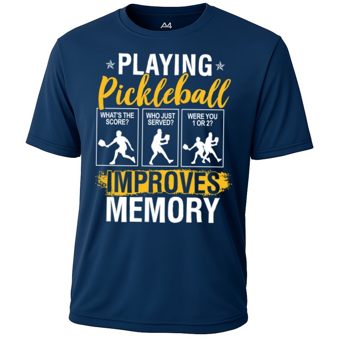 Funny Pickleball Memory Graphic Pickleball Player Performance Shirt