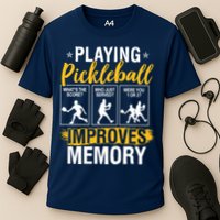 Funny Pickleball Memory Graphic Pickleball Player Performance Shirt