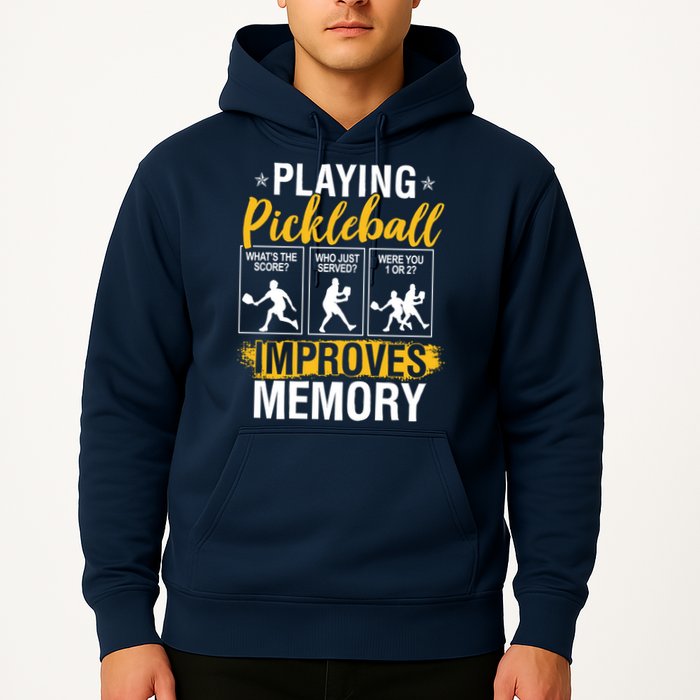 Funny Pickleball Memory Graphic Pickleball Player Hoodie