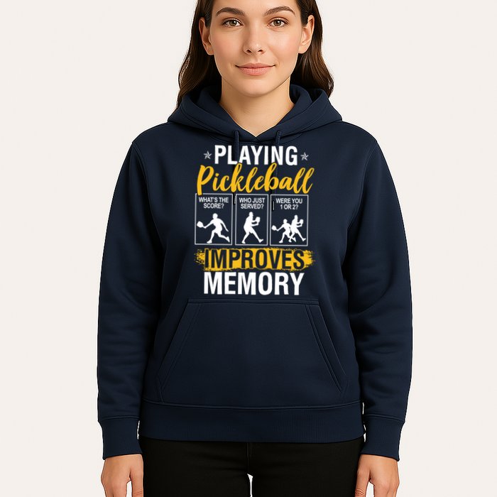 Funny Pickleball Memory Graphic Pickleball Player Hoodie