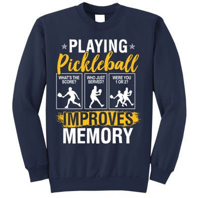 Funny Pickleball Memory Graphic Pickleball Player Sweatshirt