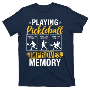 Funny Pickleball Memory Graphic Pickleball Player T-Shirt