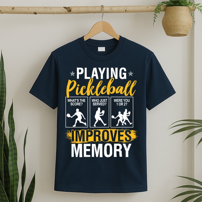 Funny Pickleball Memory Graphic Pickleball Player T-Shirt