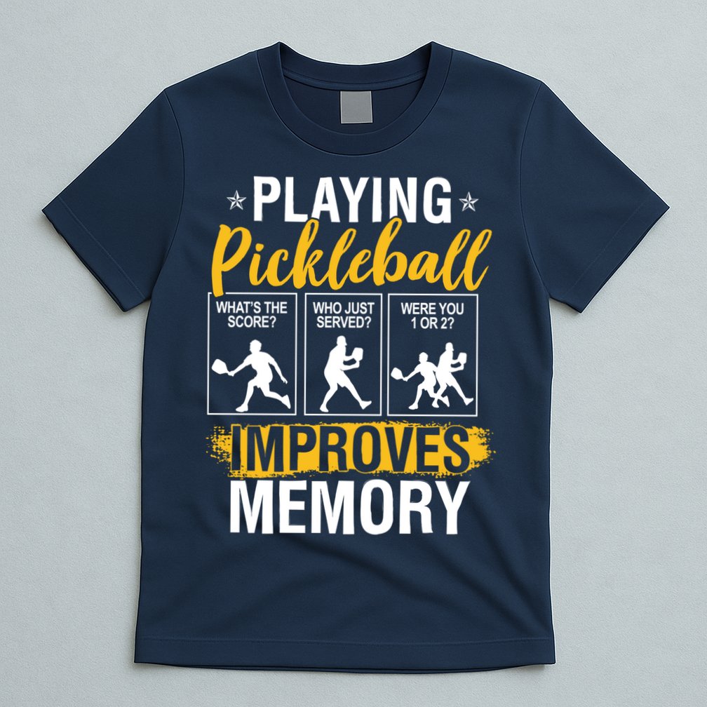Funny Pickleball Memory Graphic Pickleball Player T-Shirt