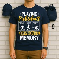 Funny Pickleball Memory Graphic Pickleball Player T-Shirt