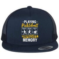 Funny Pickleball Memory Graphic Pickleball Player Flatbill Hat