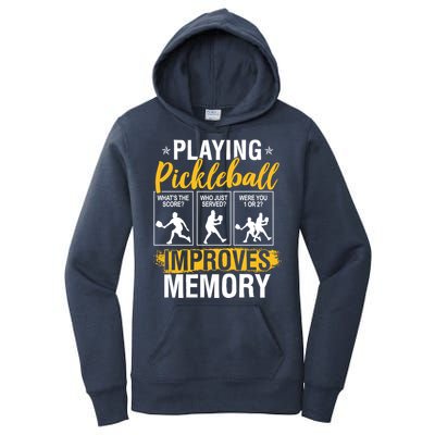 Funny Pickleball Memory Graphic Pickleball Player Women's Pullover Hoodie