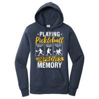 Funny Pickleball Memory Graphic Pickleball Player Women's Pullover Hoodie