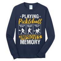 Funny Pickleball Memory Graphic Pickleball Player Tall Long Sleeve T-Shirt