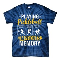 Funny Pickleball Memory Graphic Pickleball Player Tie-Dye T-Shirt