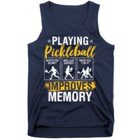 Funny Pickleball Memory Graphic Pickleball Player Tank Top