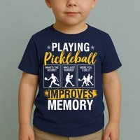 Funny Pickleball Memory Graphic Pickleball Player Toddler T-Shirt