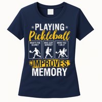 Funny Pickleball Memory Graphic Pickleball Player Womens T-Shirt