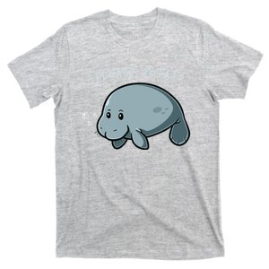 Floaty Potato Manatee Chubby Mermaid Funny Sea Cow Animal T-Shirt