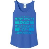 Funny Paper Mache Dad Like A Regular Dad But Cooler Gift Ladies Essential Tank