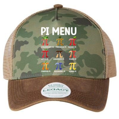 Funny Pi Menu Pi Day Legacy Tie Dye Trucker Hat