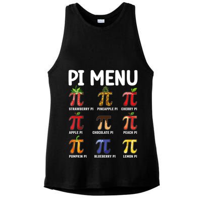 Funny Pi Menu Pi Day Ladies PosiCharge Tri-Blend Wicking Tank