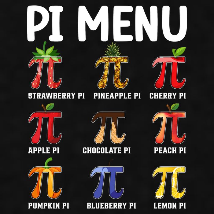 Funny Pi Menu Pi Day Ladies PosiCharge Tri-Blend Wicking Tank