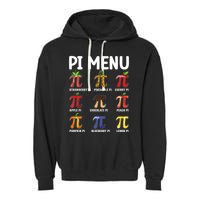 Funny Pi Menu Pi Day Garment-Dyed Fleece Hoodie