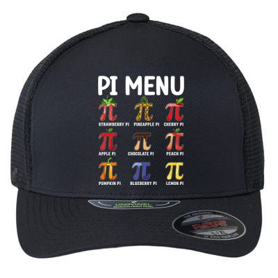 Funny Pi Menu Pi Day Flexfit Unipanel Trucker Cap