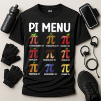 Funny Pi Menu Pi Day Performance Shirt