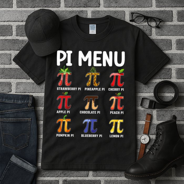 Funny Pi Menu Pi Day Tall T-Shirt