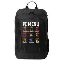 Funny Pi Menu Pi Day City Backpack