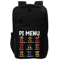 Funny Pi Menu Pi Day Impact Tech Backpack
