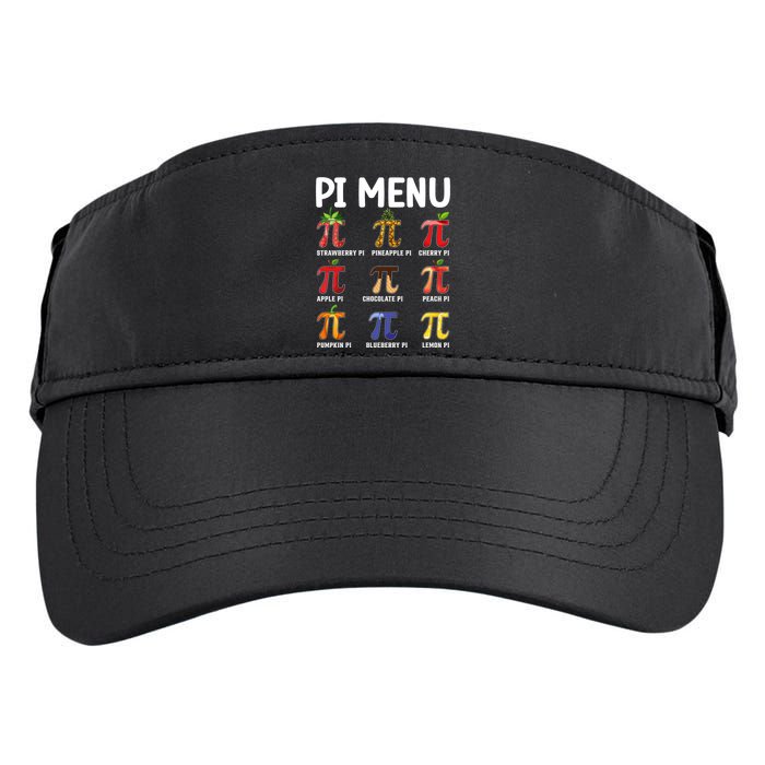 Funny Pi Menu Pi Day Adult Drive Performance Visor