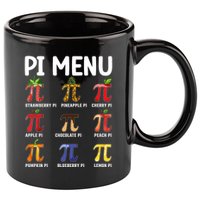 Funny Pi Menu Pi Day 11oz C Handle Ceramic Mug