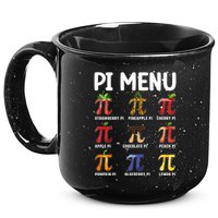 Funny Pi Menu Pi Day 15oz Campfire Ceramic Mug