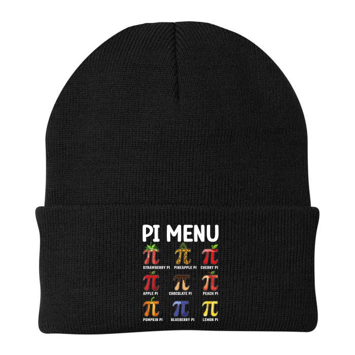 Funny Pi Menu Pi Day Knit Cap Winter Beanie