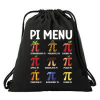 Funny Pi Menu Pi Day Drawstring Bag