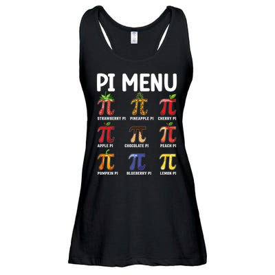 Funny Pi Menu Pi Day Ladies Essential Flowy Tank