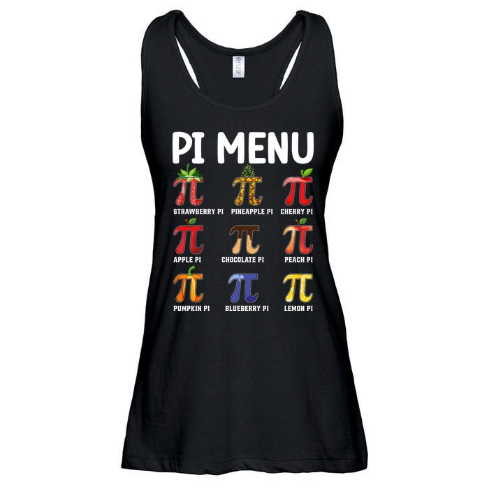 Funny Pi Menu Pi Day Ladies Essential Flowy Tank
