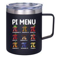 Funny Pi Menu Pi Day 12oz Stainless Steel Coffee Mug