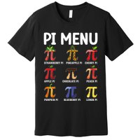 Funny Pi Menu Pi Day Premium T-Shirt