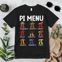 Funny Pi Menu Pi Day Premium T-Shirt