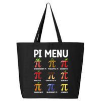 Funny Pi Menu Pi Day 25L Jumbo Tote