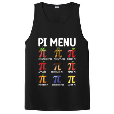 Funny Pi Menu Pi Day PosiCharge Competitor Tank