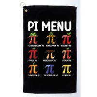 Funny Pi Menu Pi Day Golf Towel