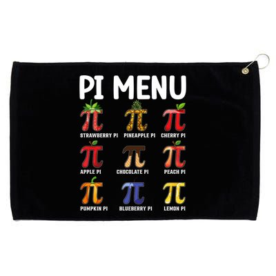 Funny Pi Menu Pi Day Grommeted Golf Towel