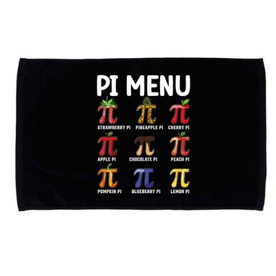 Funny Pi Menu Pi Day Microfiber Hand Towel