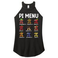 Funny Pi Menu Pi Day Women's Perfect Tri Rocker Tank