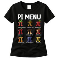 Funny Pi Menu Pi Day Womens T-Shirt