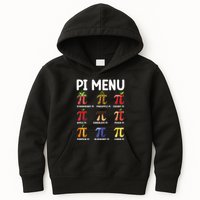 Funny Pi Menu Pi Day Kids Hoodie