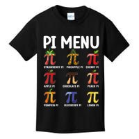 Funny Pi Menu Pi Day Kids T-Shirt