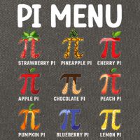 Funny Pi Menu Pi Day Cotton Canvas Backpack